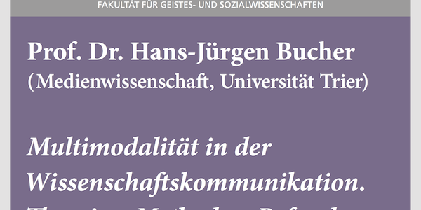 #wmklauscht: Hans-Jürgen Bucher – „Multimodalität in der Wissenschaftskommunikation. Theorien, Methoden, Befunde aus medienwissenschaftlicher Sicht“